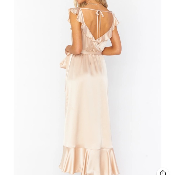 Show Me Your Mumu Samantha Ruffle Wrap Dress - Picture 4 of 8